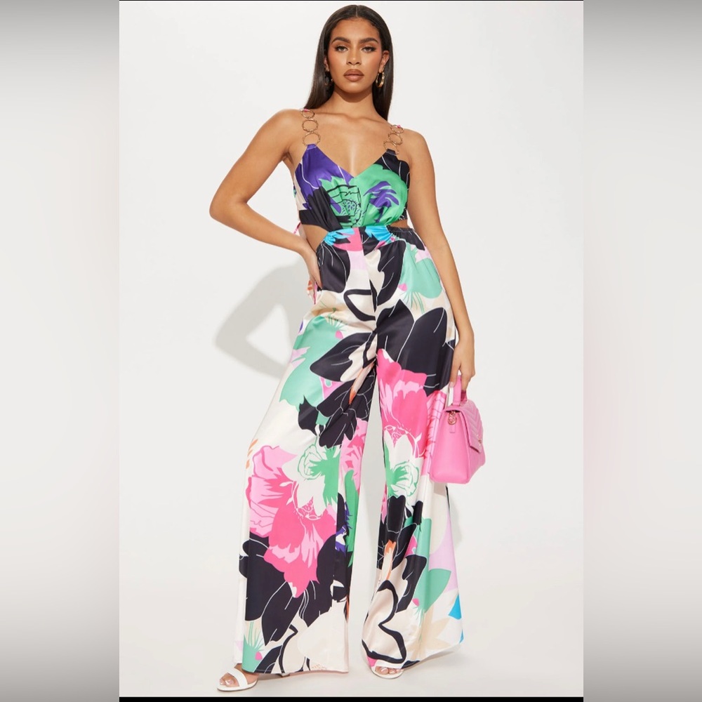 Women’s floral jumpsuit